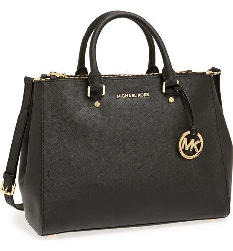 michael kors sutton medium vs large|Michael Kors Sutton Leather Medium Satchel .